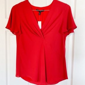 Brand new w/tags. White House Black Market red top